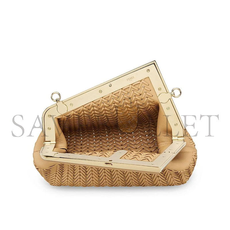 F**di first small bag fen9t776brw (26*18*9.5cm)